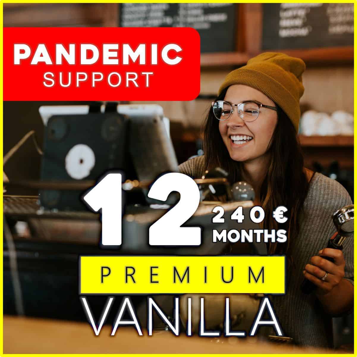 pandemic support - vanilla radio premium