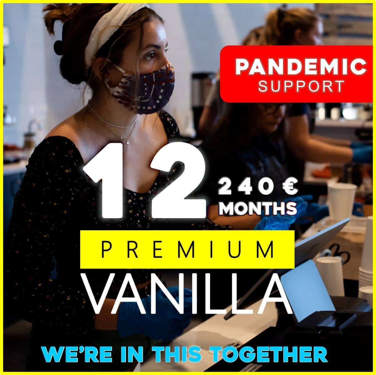 pandemic support - vanilla radio premium